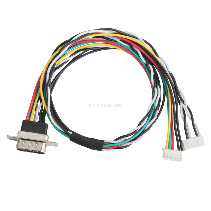 D-SUB-9Pin MALE to JST PHR-6 และ PHR-6 เครื่องเชื่อมสายเคเบิลที่กําหนดเอง