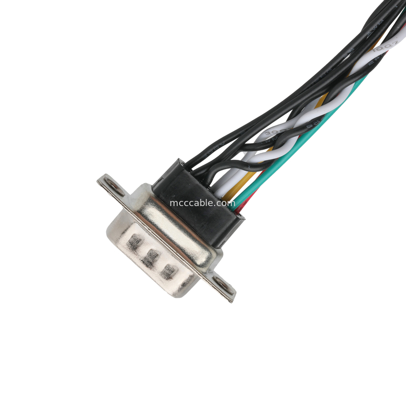 D-SUB-9Pin MALE to JST PHR-6 และ PHR-6 เครื่องเชื่อมสายเคเบิลที่กําหนดเอง