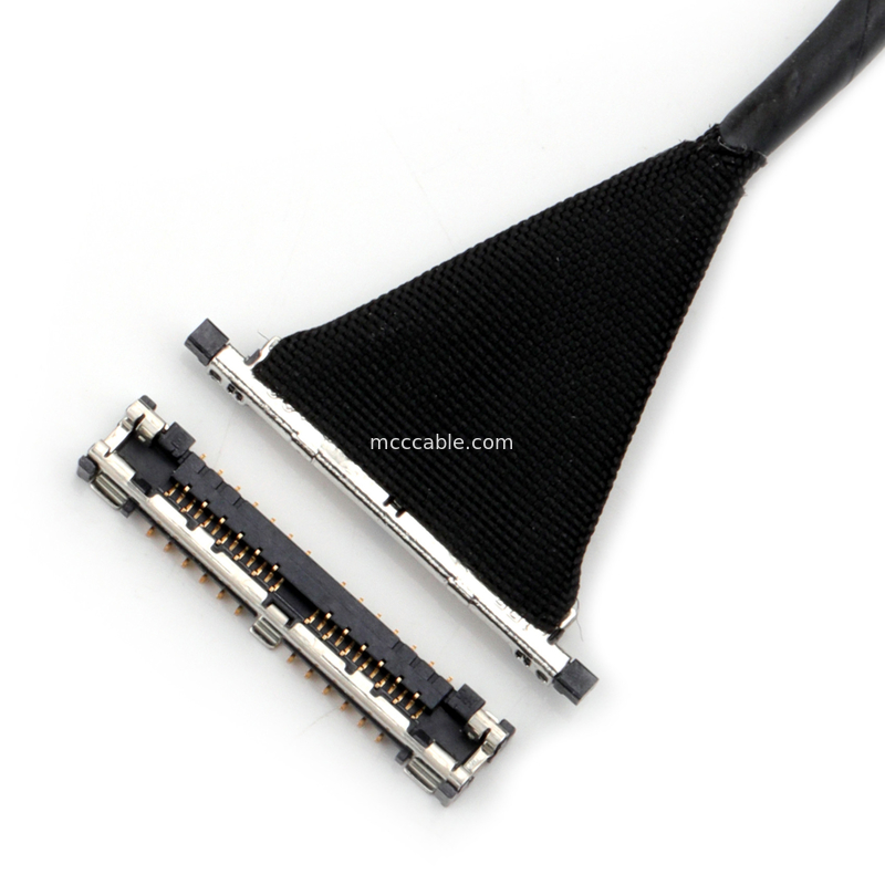 DF56 ซีรีส์ Micro Coaxial Cable Connector 26P DF56-26-0.3SD ไปยัง Connector ที่ตรงกัน DF56-26S-0.3V