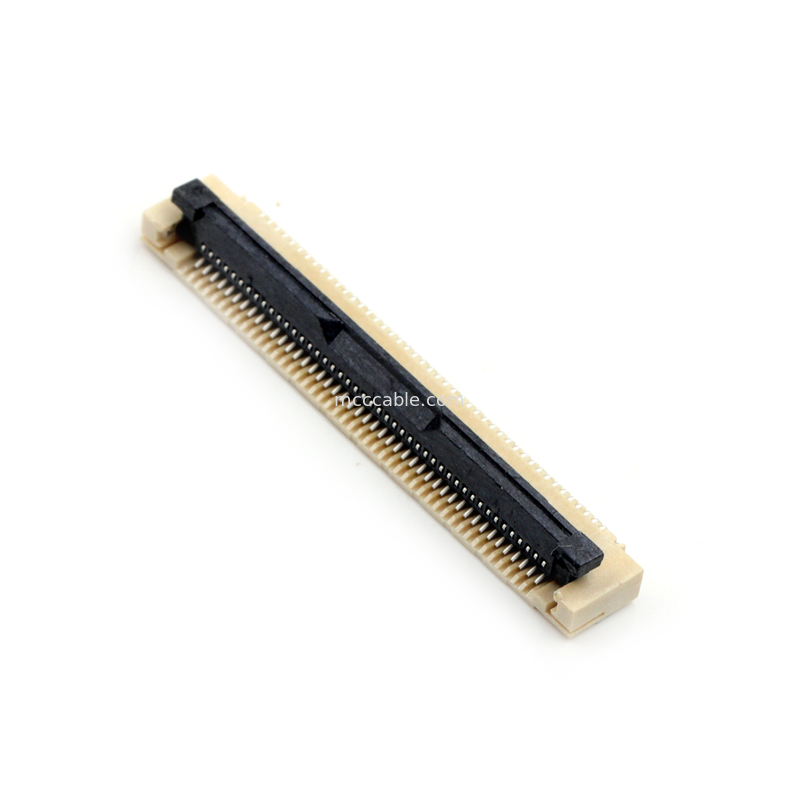 FFC&FPC 45Pin 0.5mm Pitch LVDS EDP Board Connector สําหรับสายไฟฟ้าเรียบยืดหยุ่น