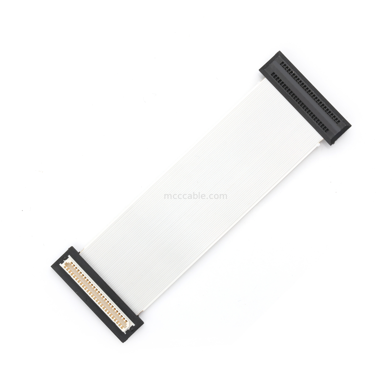DF9 51 ปิน สายเคเบิลการแพทย์ระดับอุตสาหกรรม  DF9 ซีรีส์ DF9-51P สายเคเบิล LCD 51 ปิน สายเคเบิลแบน Hotbar หญิง