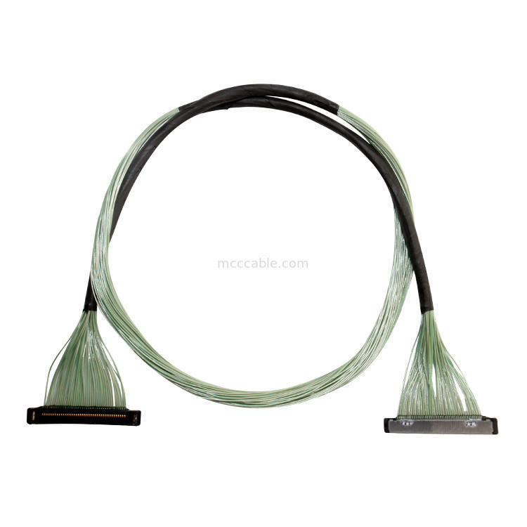 50 Pin 20380-R30T-06 LVDS EDP Micro Coaxial Cable Assembly เครื่องเชื่อม 50P