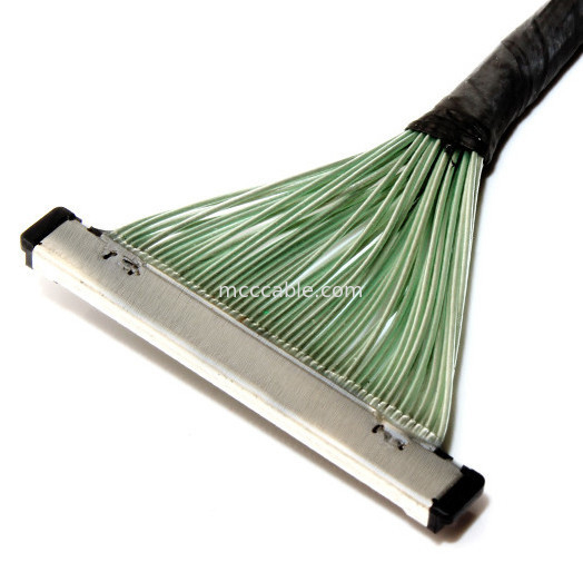 50 Pin 20380-R30T-06 LVDS EDP Micro Coaxial Cable Assembly เครื่องเชื่อม 50P