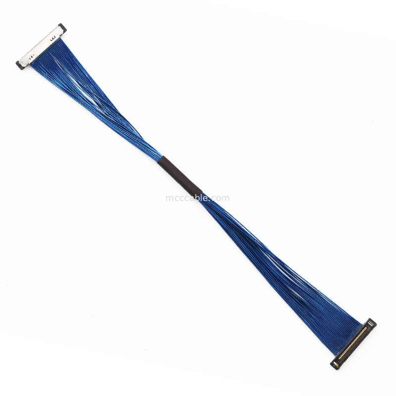 30 Pin EDP  Micro Coaxial Cable Assembly 20380-R30T-06 ขั้วต่อจอแสดงผล lvds