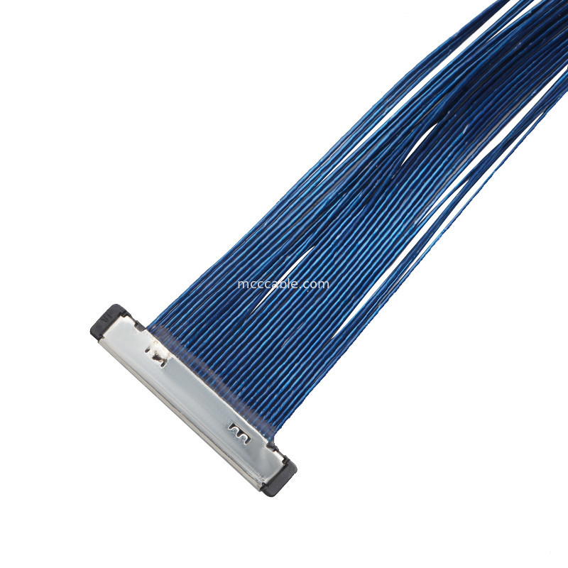 30 Pin EDP  Micro Coaxial Cable Assembly 20380-R30T-06 ขั้วต่อจอแสดงผล lvds