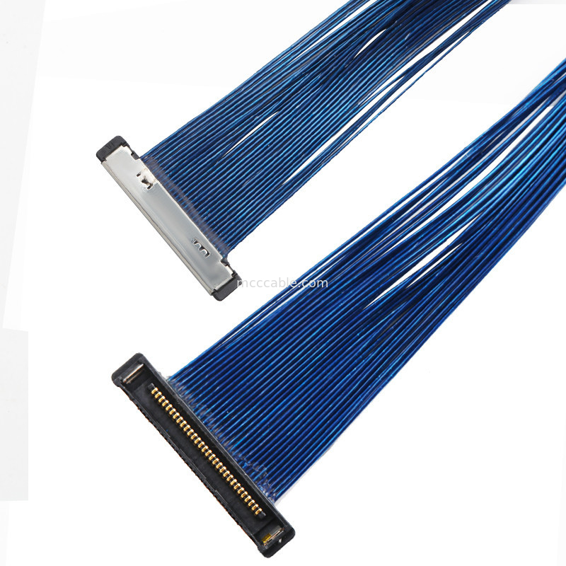 30 Pin EDP  Micro Coaxial Cable Assembly 20380-R30T-06 ขั้วต่อจอแสดงผล lvds