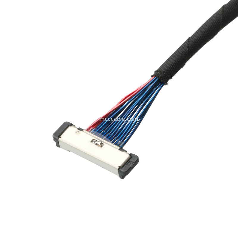 สายเคเบิลไมโครโคเอชเชียล 20380 เครื่องเชื่อม 20380-R14T-06 เครื่องเชื่อม Pitch 14P 0.4mm