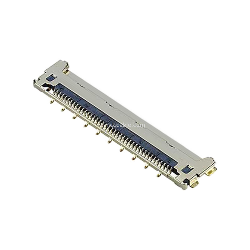 20679-030T-01 สายเคเบิลไมโครโคเอชชียล 0.4 มิลลิเมตร pitch เครื่องเชื่อมไมโครโคเอชียลชนิดการจับคู่แนวราบ