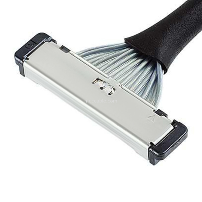 SS 20380-R20T-06 Receptacle Plug ตัวเชื่อมต่อสายเคเบิลไมโครโคแอกเซียล lvds สายเคเบิลตัวเชื่อมต่อ 20 พิน
