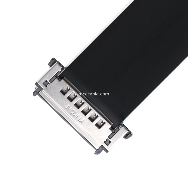 สาย LVDS EDP CABLE สาย LCD FFC FPC FI-RE51HL CONN เครื่องเชื่อมสายเคเบิลโคเอชเชียล OEM / ODM