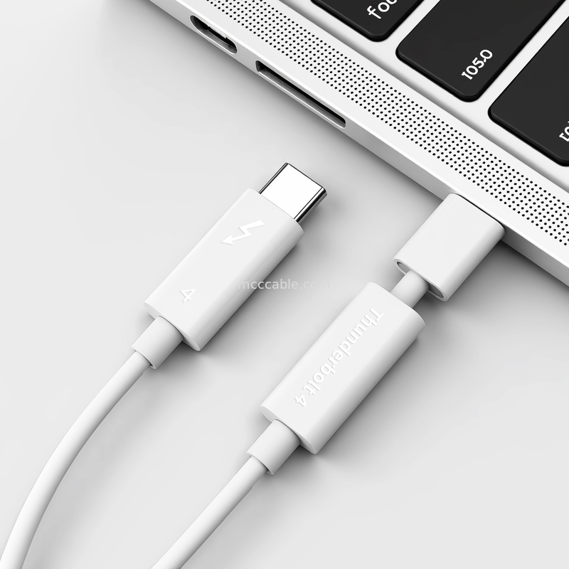 Thunderbolt 4 ความเร็ว 40 Gbps รองรับจอ 4K สองตัวหรือจอ 8K ตัวเดียว