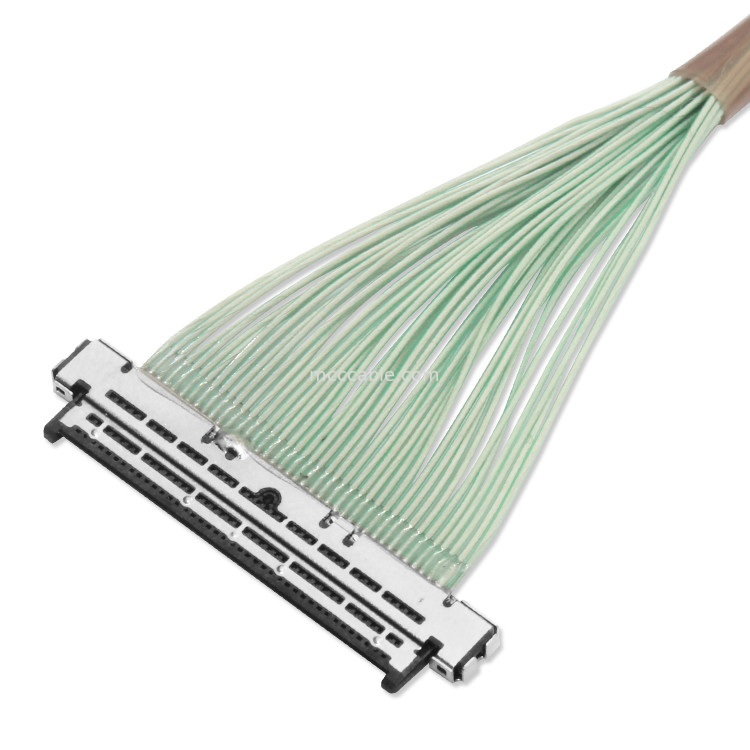 Usl ซีรีส์เคลเคเบิล Usl20 40s Micro Connector Cable 40 pin lvds display เครื่องเชื่อม