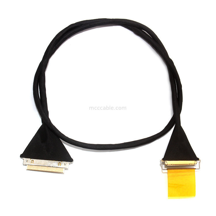 Lvds edp cable lcd cable Aces 50204 030 ถึง 20453-230t 30 pin แคบเลส LVDS ขนาด 0.4 มม.