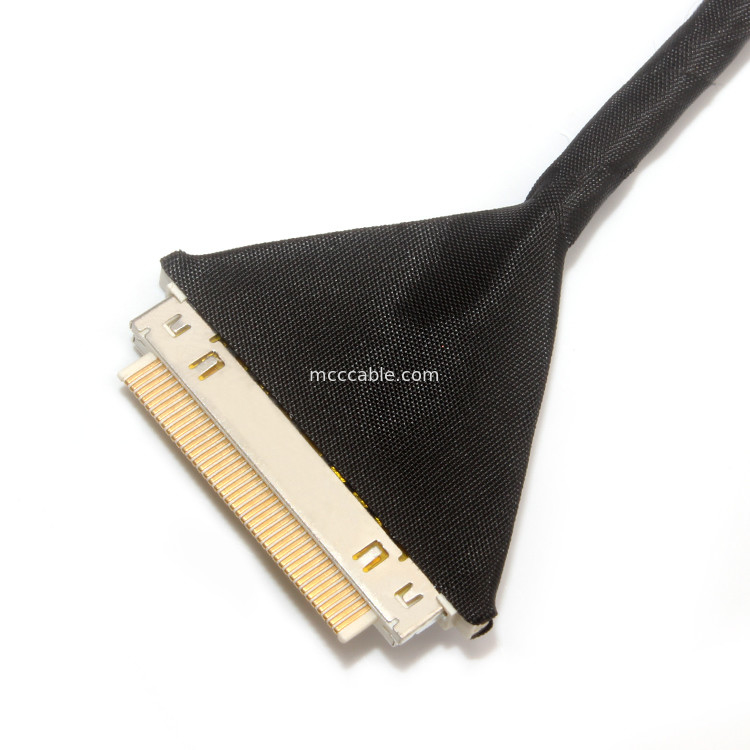 Lvds edp cable lcd cable Aces 50204 030 ถึง 20453-230t 30 pin แคบเลส LVDS ขนาด 0.4 มม.
