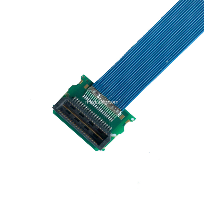 Samtec QSH-030-01-F D 30 พิน 60 พิน 90 พิน การประกอบสายเคเบิล ขั้วต่อจอแสดงผล lvds