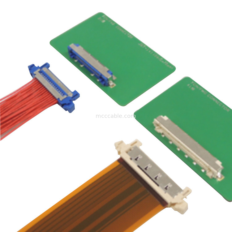 JST FWG 31P-FWG-Z-1 ลวดระยะพิทช์ 0.5 มม. ไปยังบอร์ด ชุดสายไฟ ขั้วต่อจอแสดงผล lvds