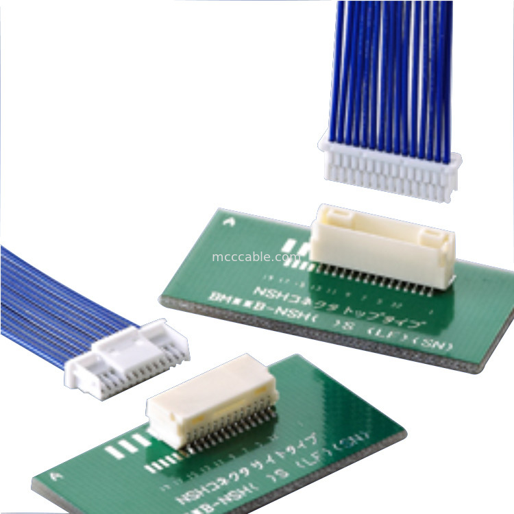 สายเชื่อมต่อ Pitch NSH 1.0 มม. Jst NSHR-15V-S Wire Harness Component