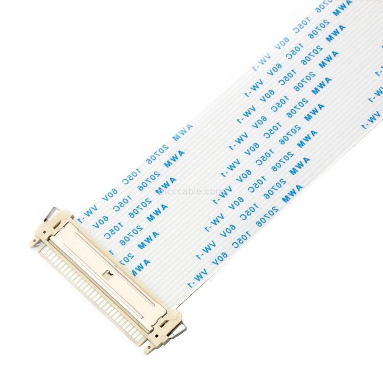 FI X30HL FFC FPC Cable, LVDS FFC Cable JAE สำหรับหน้าจอ LCD Monitor