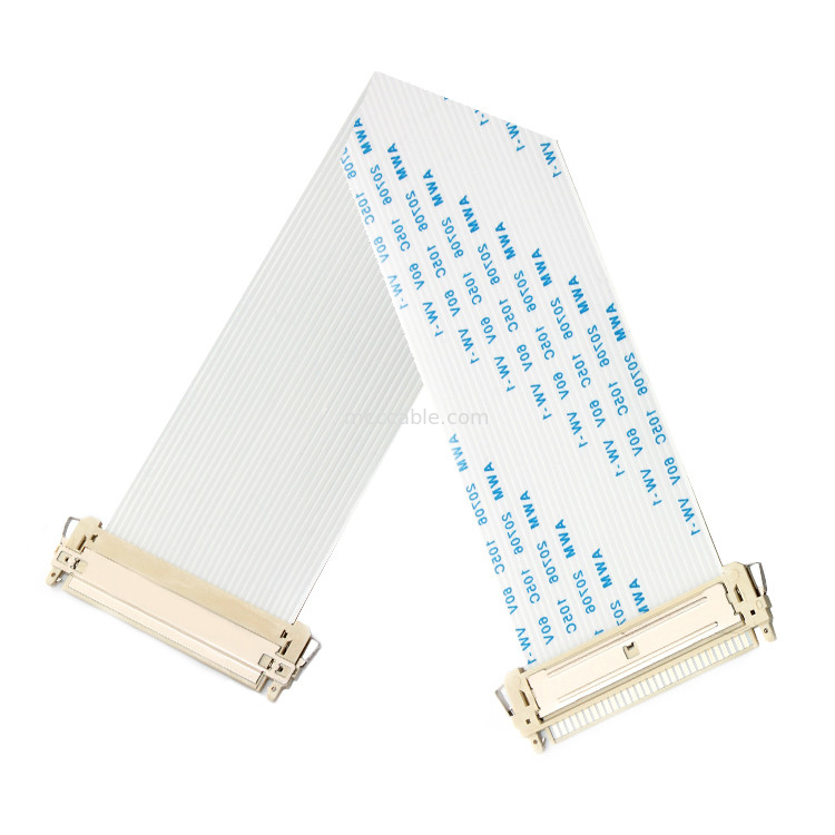 FI X30HL FFC FPC Cable, LVDS FFC Cable JAE สำหรับหน้าจอ LCD Monitor