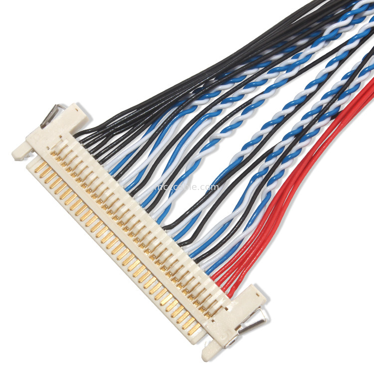 Df13-40Ds-1.25C ถึง Fi-X30 Connector Wire Harness สำหรับเครื่องใช้ภายในบ้าน