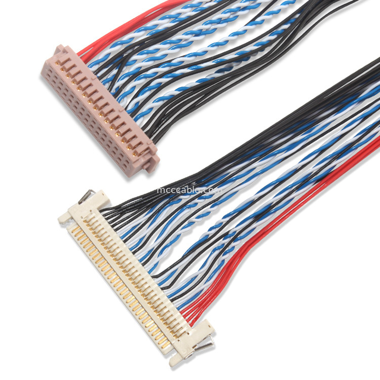 Df13-40Ds-1.25C ถึง Fi-X30 Connector Wire Harness สำหรับเครื่องใช้ภายในบ้าน