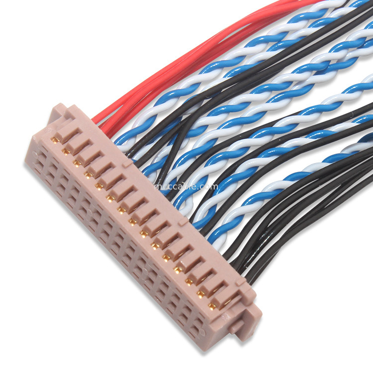 Df13-40Ds-1.25C ถึง Fi-X30 Connector Wire Harness สำหรับเครื่องใช้ภายในบ้าน