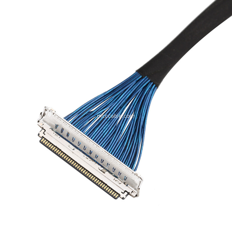 UL 0.5mm Pitch 30 Pin Lvds Cable Mipi Dsi Lvds Cable Assembly 20846-030T-01 30P สายไฟฟ้า