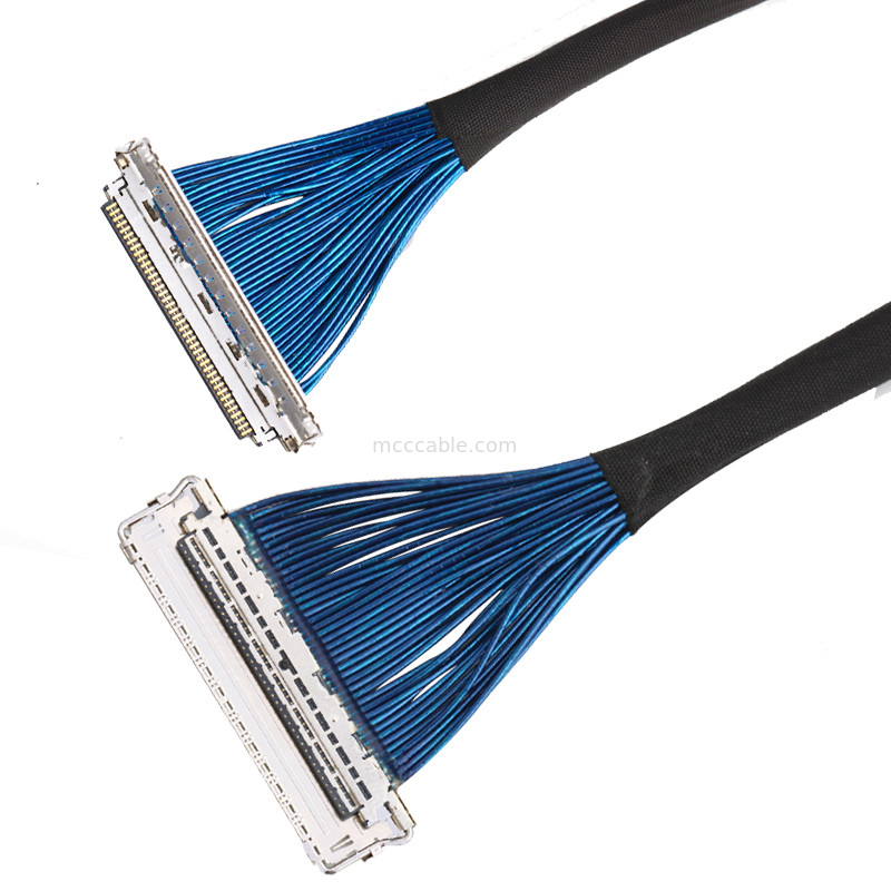 UL 0.5mm Pitch 30 Pin Lvds Cable Mipi Dsi Lvds Cable Assembly 20846-030T-01 30P สายไฟฟ้า