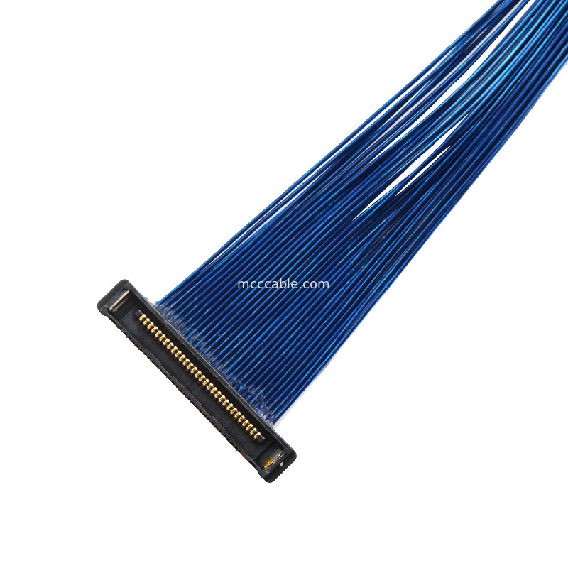 30 Pin EDP  Micro Coaxial Cable Assembly 20380-R30T-06 ขั้วต่อจอแสดงผล lvds
