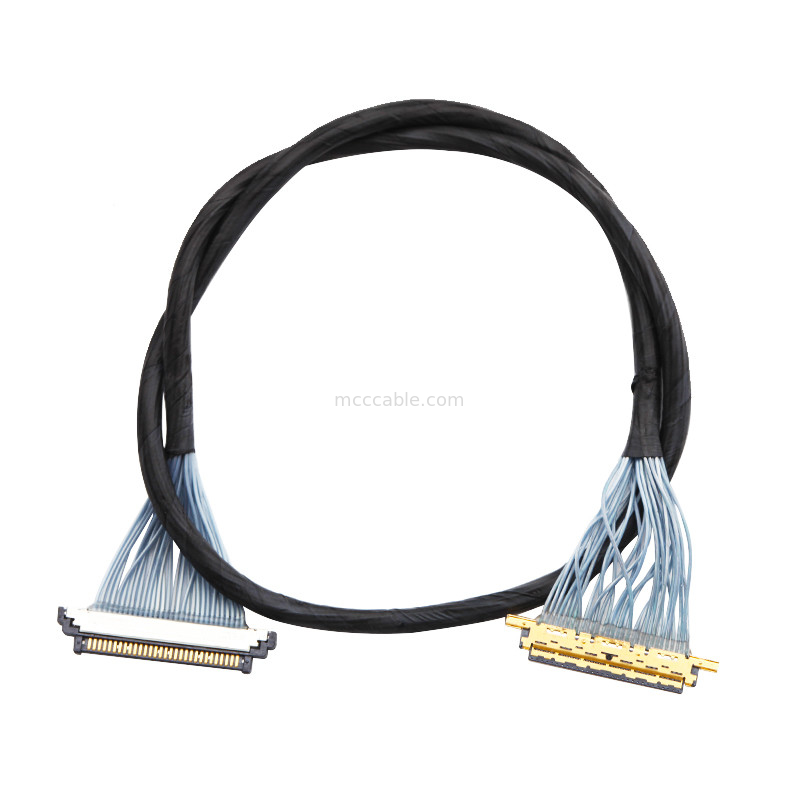 Kel Ssl20-30s ถึง I  20454-030 Lvds Edp Cable Assembly 0.5mm Pitch 46 AWG