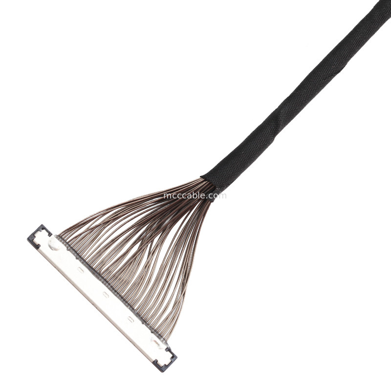 DF36C-50P-0.4SD ถึง DC-2813C Lvds Edp Cable Assembly 46AWG สำหรับ Gimbal