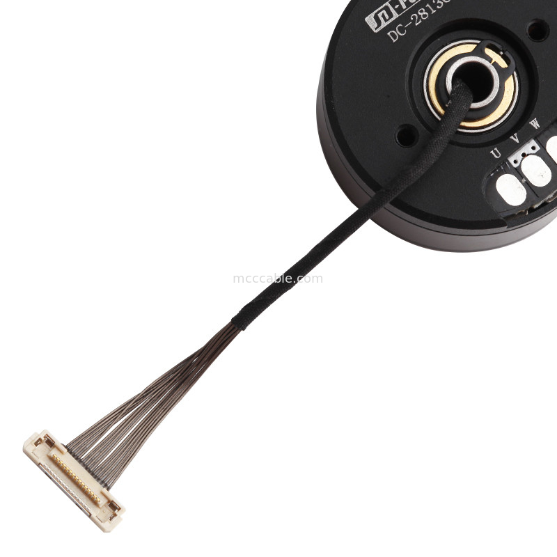 กำหนดเอง DF36C-15P-0.4SD ถึง DC-2813C สายรัด LVDS EDP สายเคเบิลสำหรับกล้อง Gimbal