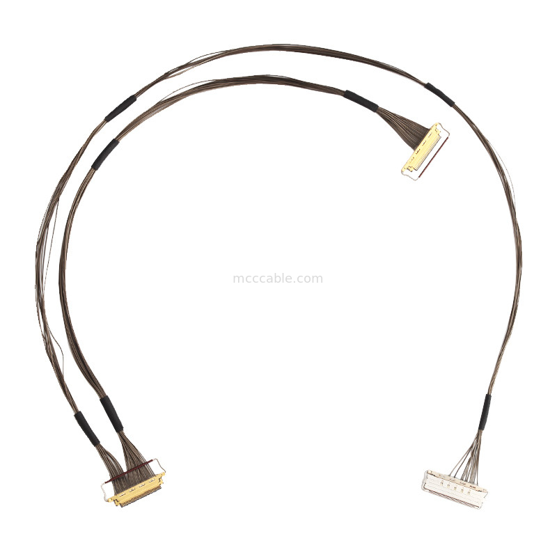 20525-030E-02 ถึง 20682-030E-02 Lvds Edp คาบอลประกอบสําหรับกล้องกิมบัล