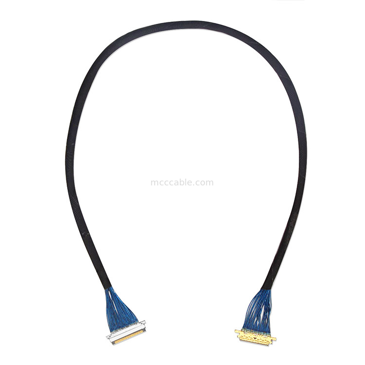 0.4mm 30p LVDS สายเคเบิลไมโครโคเอชชียล CBL 20472-030T-10R