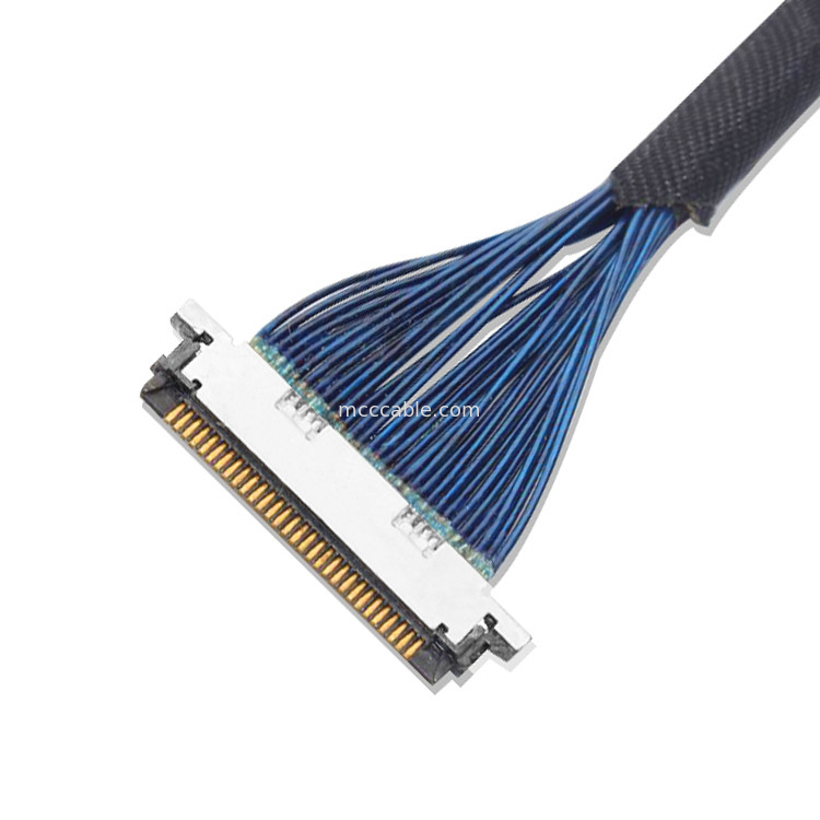 0.4mm 30p LVDS สายเคเบิลไมโครโคเอชชียล CBL 20472-030T-10R