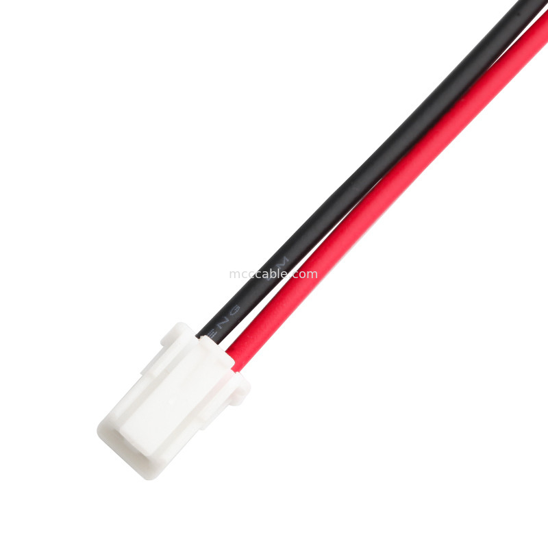 HSG XAP-02V-S ชุดสายไฟแบบกำหนดเอง 2.5 PITCH ไปยังปลั๊ก DC สำหรับสายไฟ DC 3.6 แบบกลม