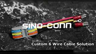 PCT-2-3 ชุดสายไฟอ่อนนุช 3 ขั้ว 18AWG ตัดการเชื่อมต่ออย่างรวดเร็ว