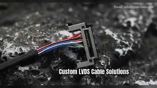 โซลูชันการประกอบสายเคเบิล FI RE31HL DF19 20P LVDS แบบกำหนดเอง