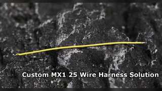 500588000 MX1 25 ชุดสายเคเบิลโซลูชันชุดสายไฟแบบกำหนดเอง