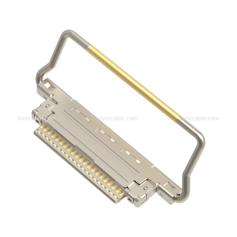 20pin 20633-220T-01S สายเคเบิลไมโครโคเอชชียล 0.4 มิลลิเมตร pitch ประเภทการจับคู่แนวราบ