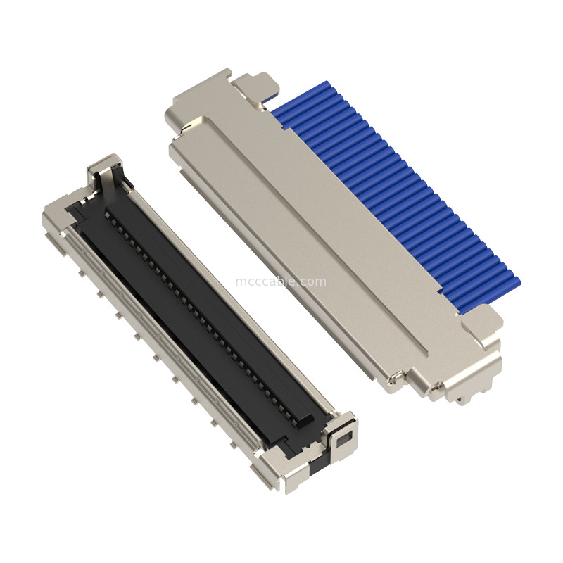 MICRO COAX CABLE 30P 20878-030T-01 สายไฟฟ้า LVDS แบบไมโครโคเอชเชียล พร้อมเครื่องป้องกัน EMC และล็อคกลไก