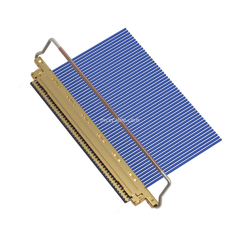 20453-250T-03S 50P 0.5 มิลลิเมตร pitch เครื่องเชื่อม micro-coaxial ประเภทการจับคู่แนวราบ