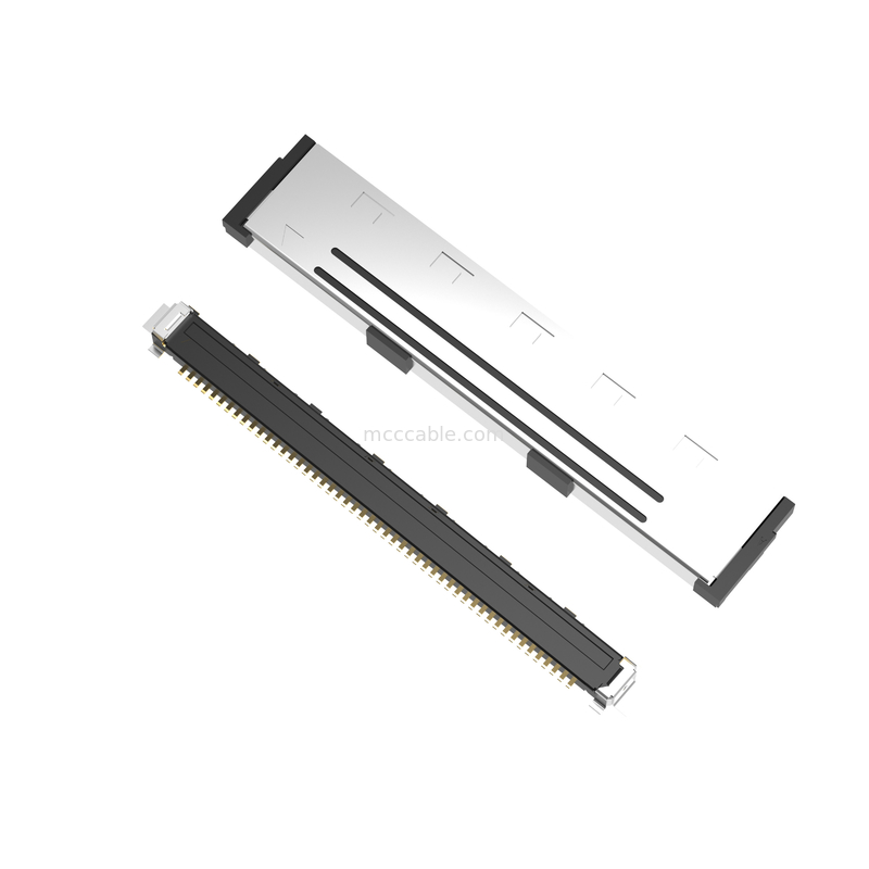 50P Lvds ไมโครโคเอ็กซ์เคเบิล 20437-050T-01 0.5 มม.