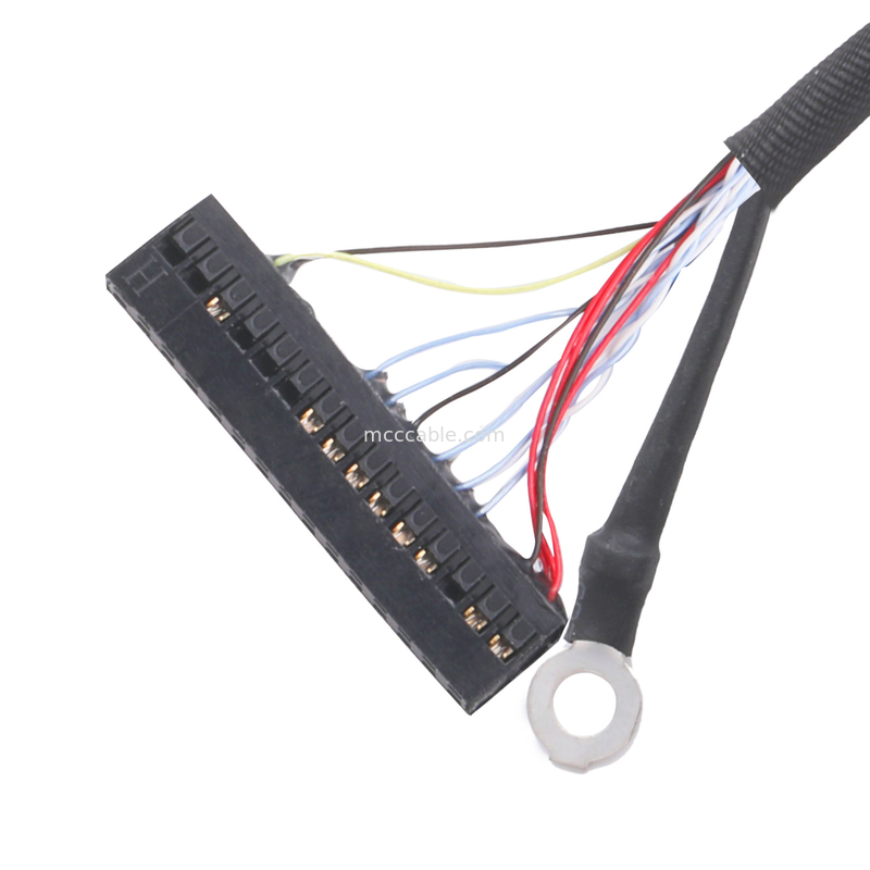 สายไฟฟ้า lvds edp Pitch 0.5mm สายไฟฟ้าโคเอชเชียล สะสม สายไฟฟ้าตัวจริง