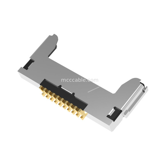 20345-010T-32R 20347-310T-12R ความยาว 0.5 มิลลิเมตร เครื่องเชื่อมแบบไมโครโคอากเซียล แบบการจับคู่แบบแนวราบ