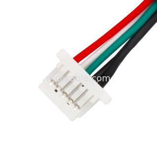 28AWG ชุดประกอบสายไฟ LED JST PHR-5P TO SH1.0 5P 1.0mm Pitch