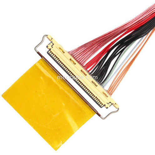 36AWG Lvds คาเบลประกอบ I  20453-240t-01 ถึง 20453-240t-01 40P 0.4 มม