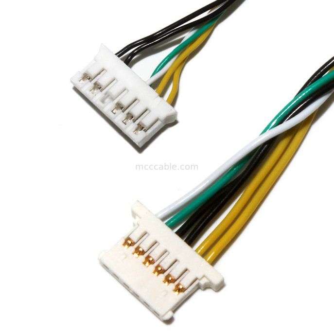 JST PHR-6 2.0MM 6 PIN ถึง MOLEX 51146-0600 1.25MM 6 PIN Wire Harness LED Backlight Cable