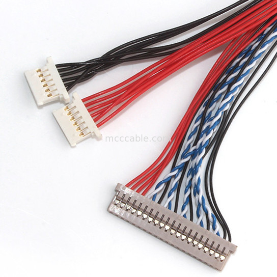 Df14 ถึง Df14 Lvds Cable 20p ถึง 20 Pin สำหรับเครื่องบินควบคุมระยะไกล