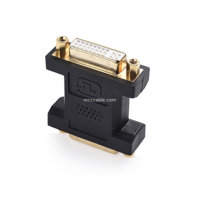 2 แพ็ค Dvi หญิง คอปเลอร์ Dual Link 24 + 5 Pin สําหรับการประกอบตัวเชื่อมเคเบิล LCD